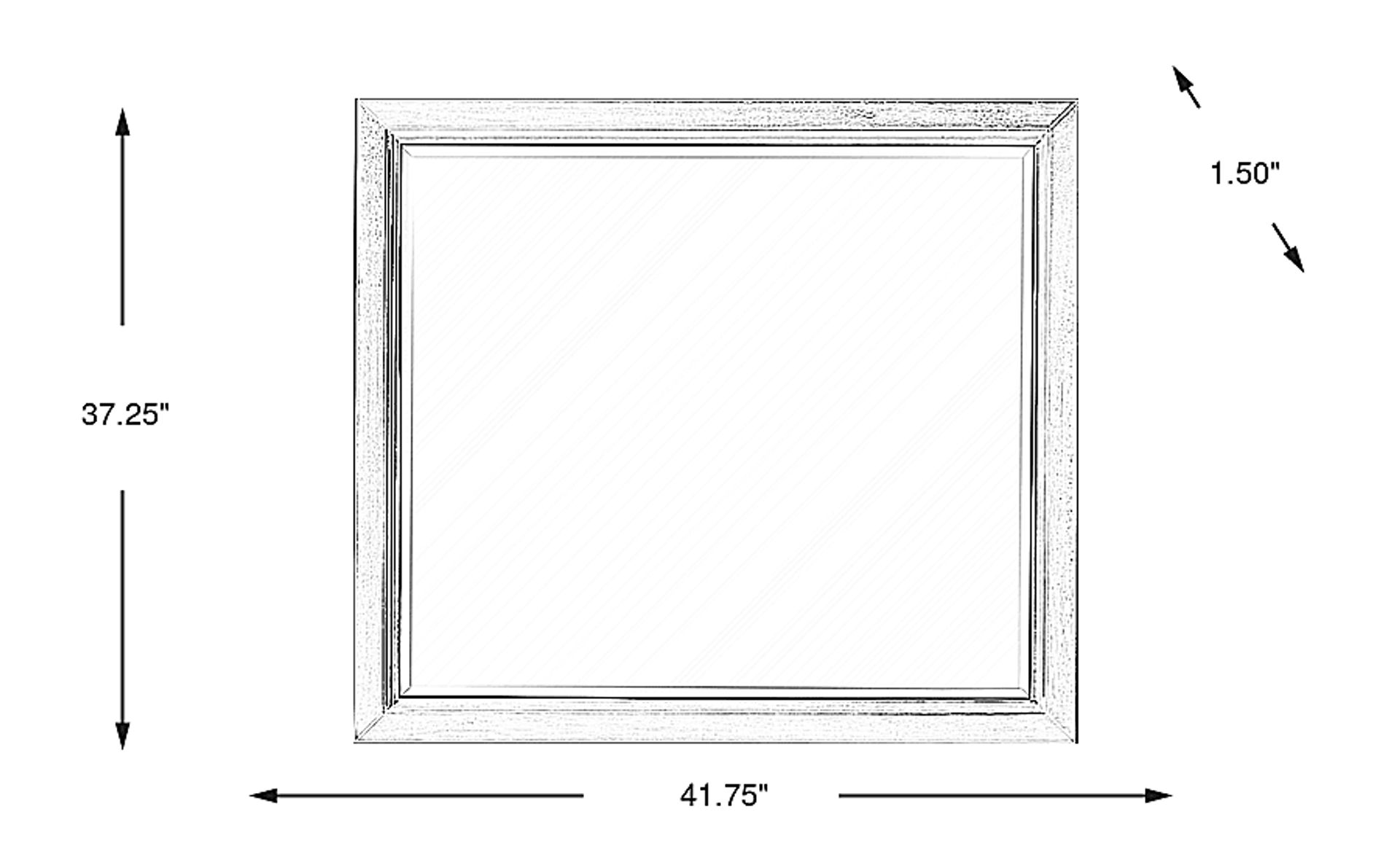 Dimension Image. Please refer to the Dimension Tab on this page for dimension details.