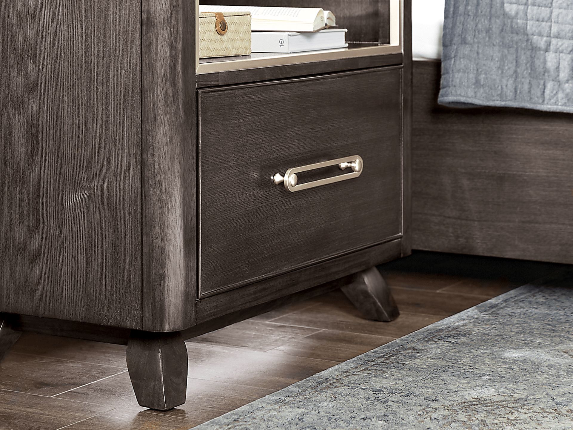 Prospect Heights Dark Brown 7 Pc King Canopy Bedroom - Image 9