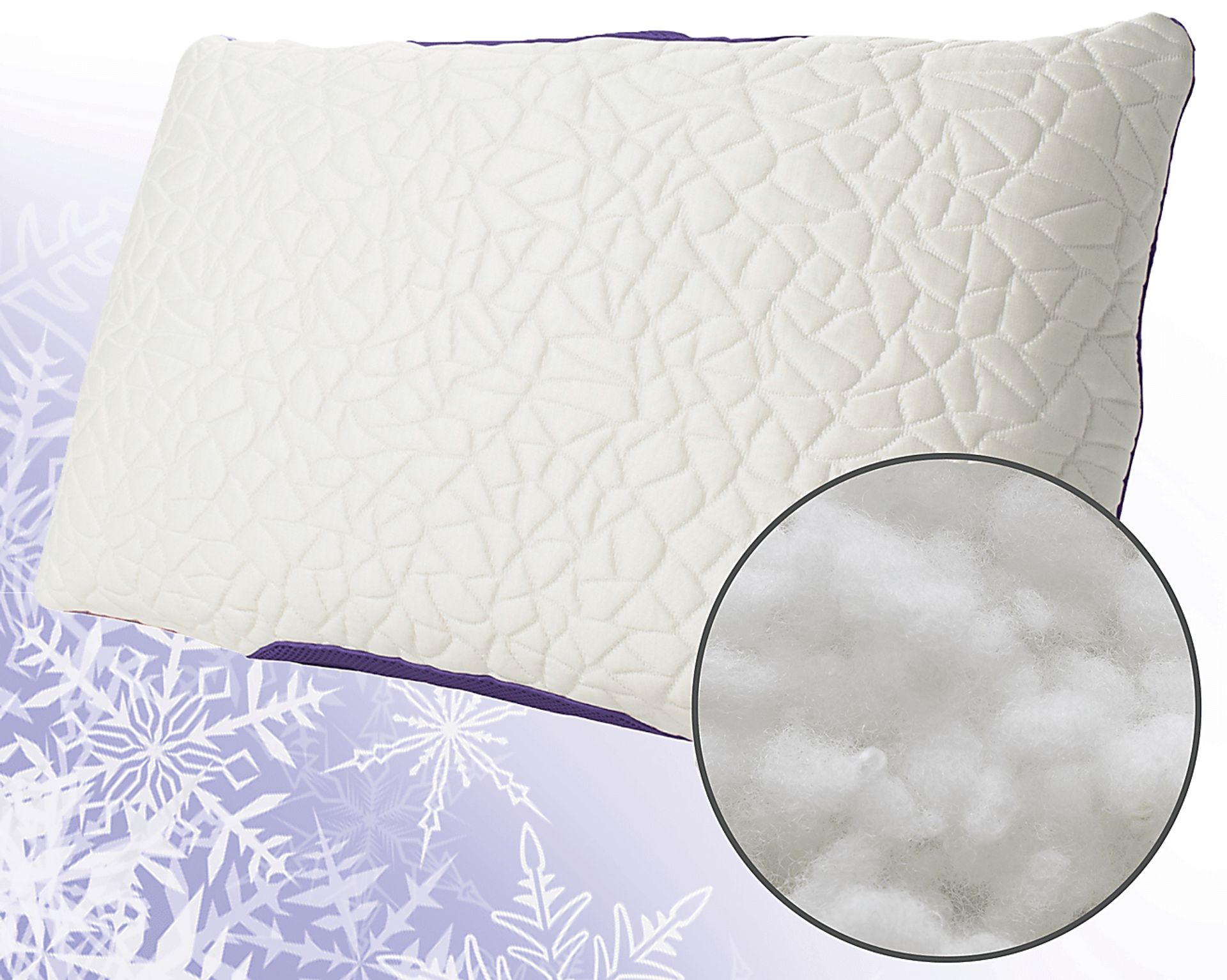 Protect-A-Bed Therm-A-Sleep Snow Classic Cooling Medium Pillow - Image 2