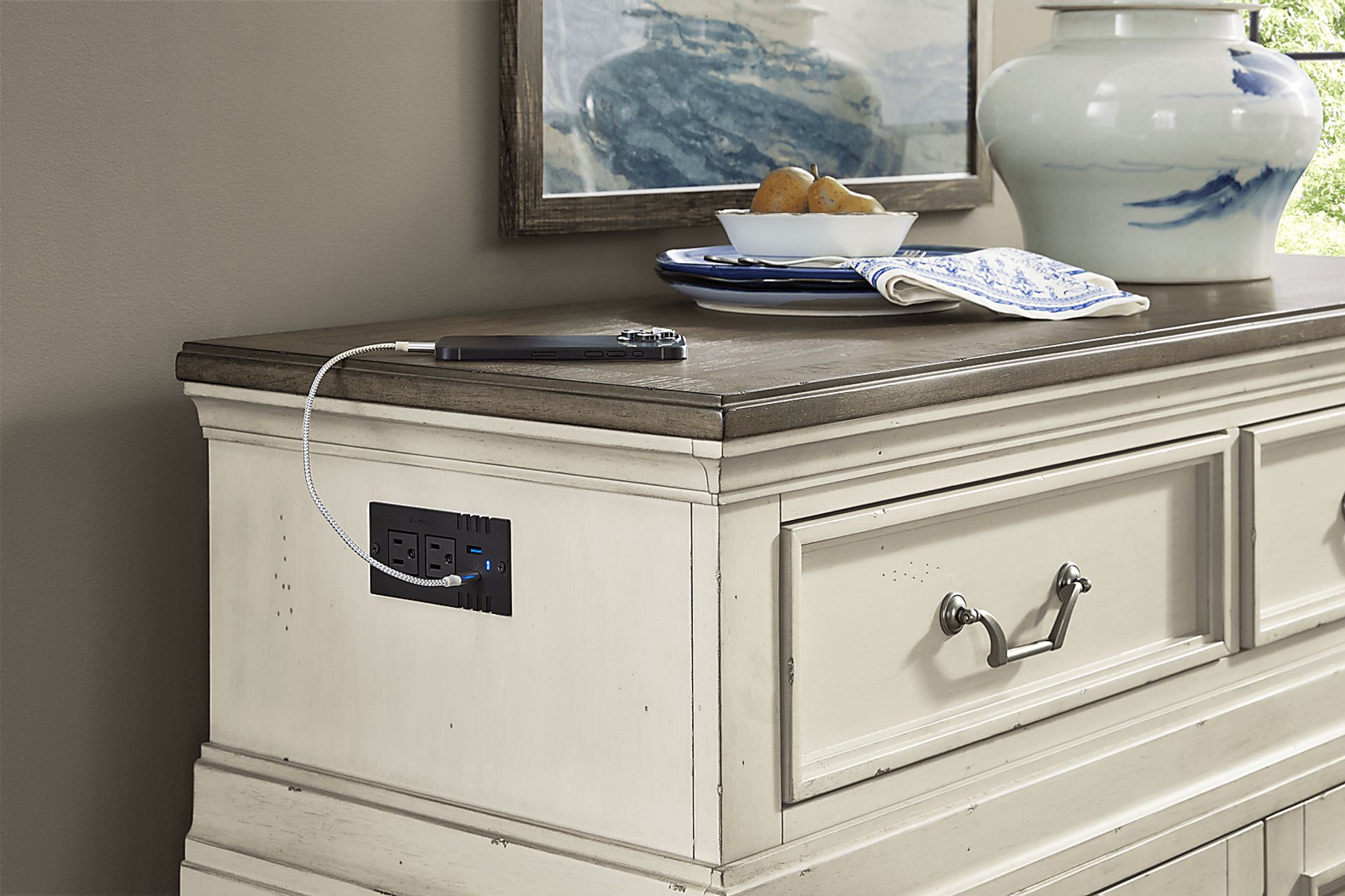 Provence Brown Server - Image 7