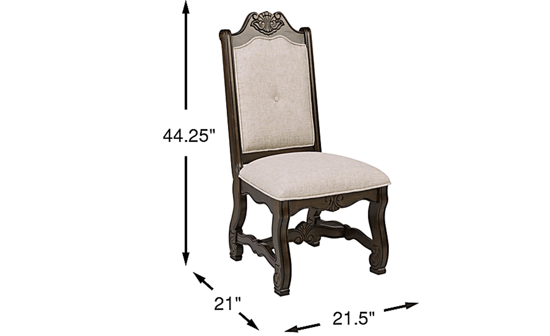 Dimension Image. Please refer to the Dimension Tab on this page for dimension details.