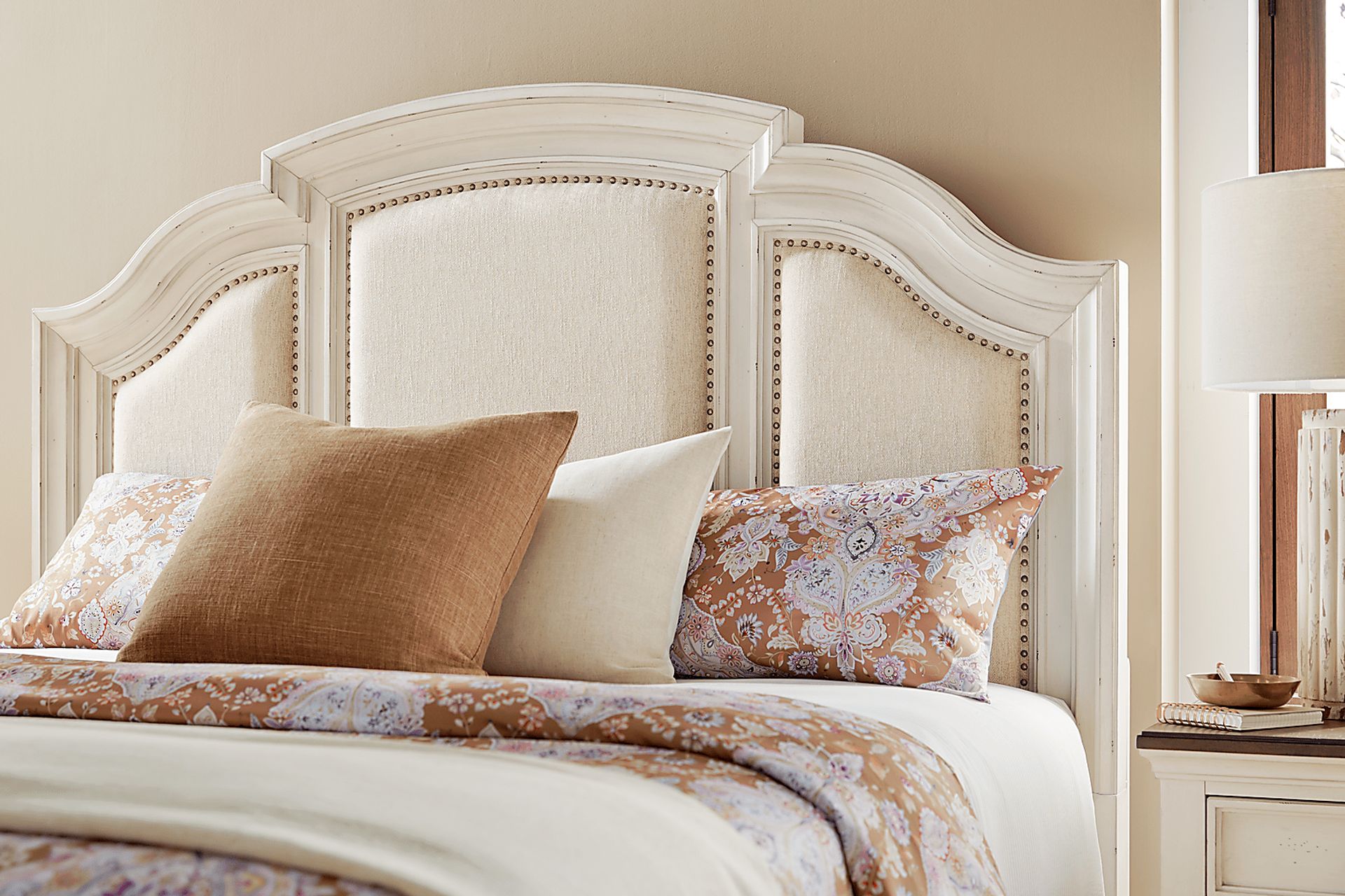 Provence White 7 Pc King Storage Bedroom - Image 3