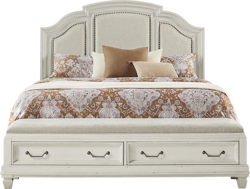 Provence White 3 Pc Queen Storage Bed