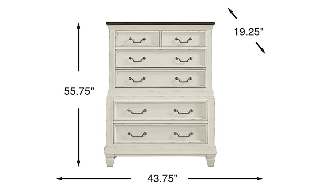 Provence White Chest