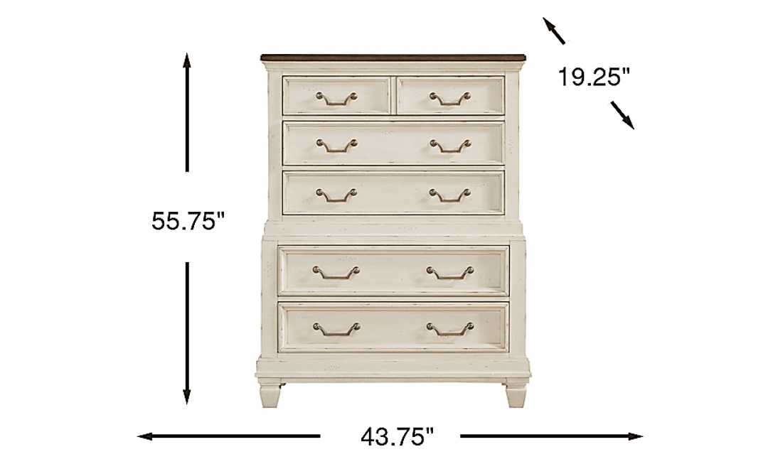 Provence White Chest