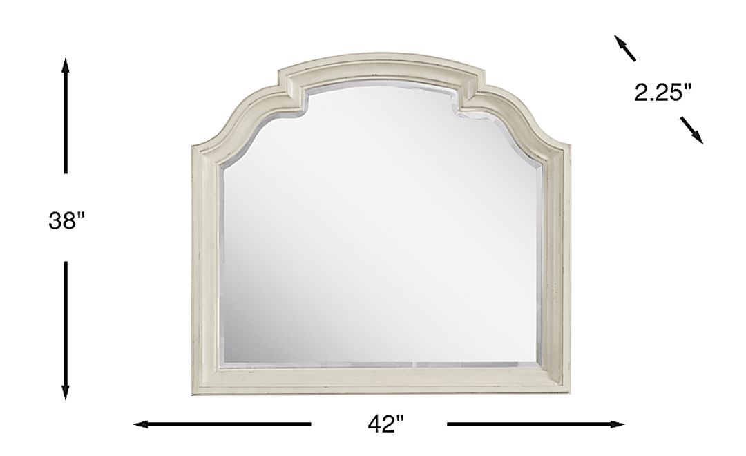 Provence White Mirror