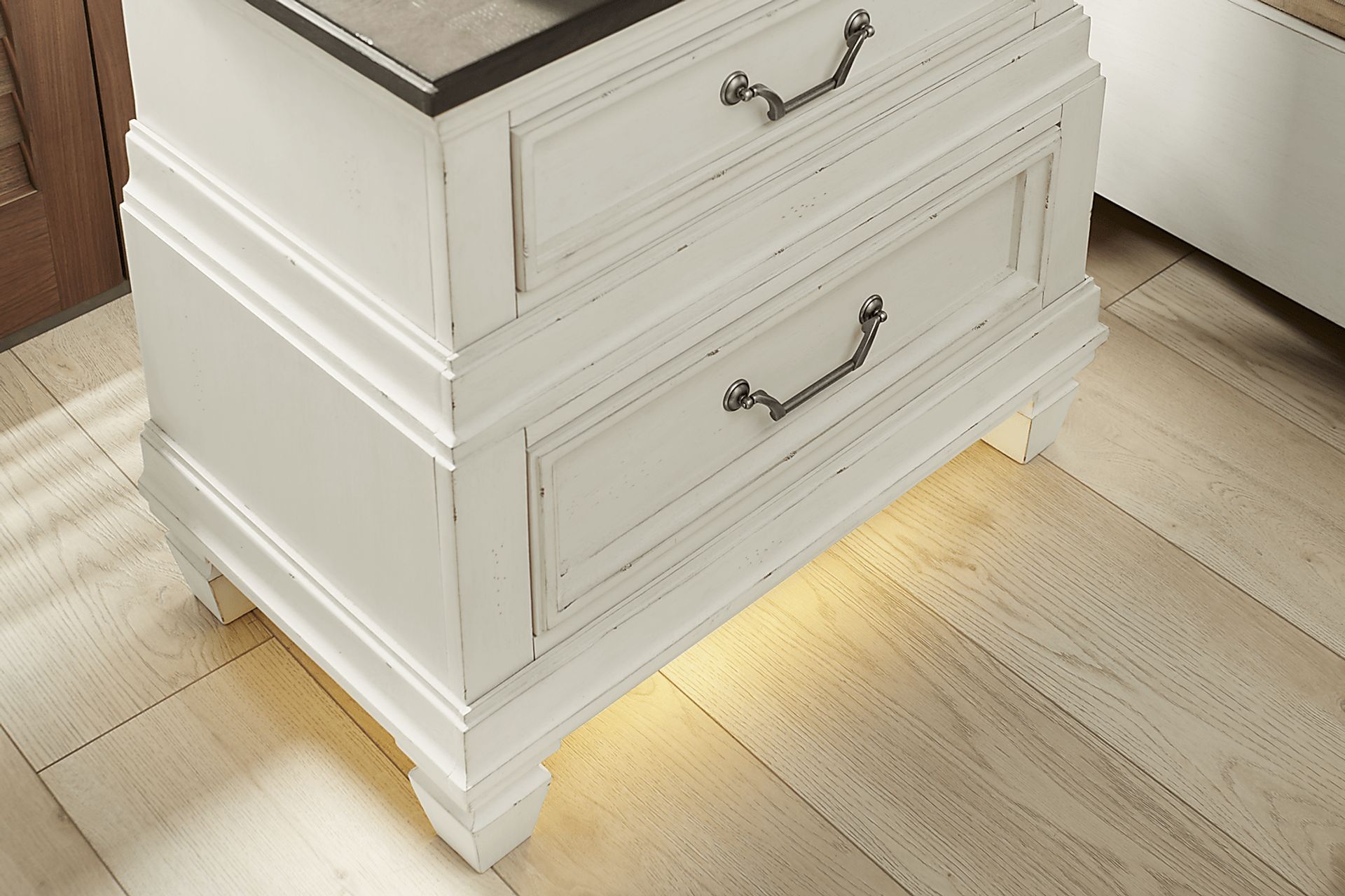 Provence White 5 Pc Queen Storage Bedroom - Image 13