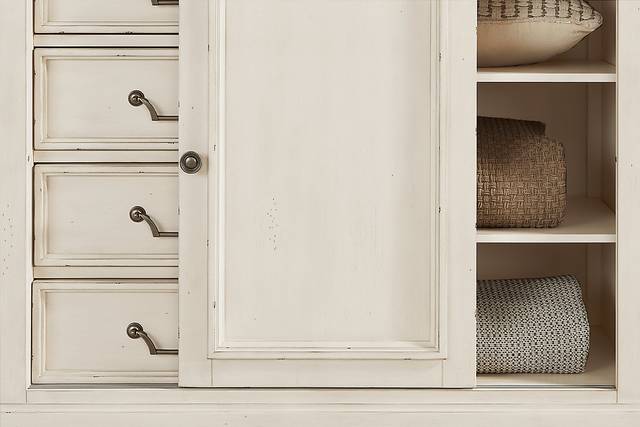 Provence White 5 Pc King Panel Bedroom - Thumbnail - Image 12