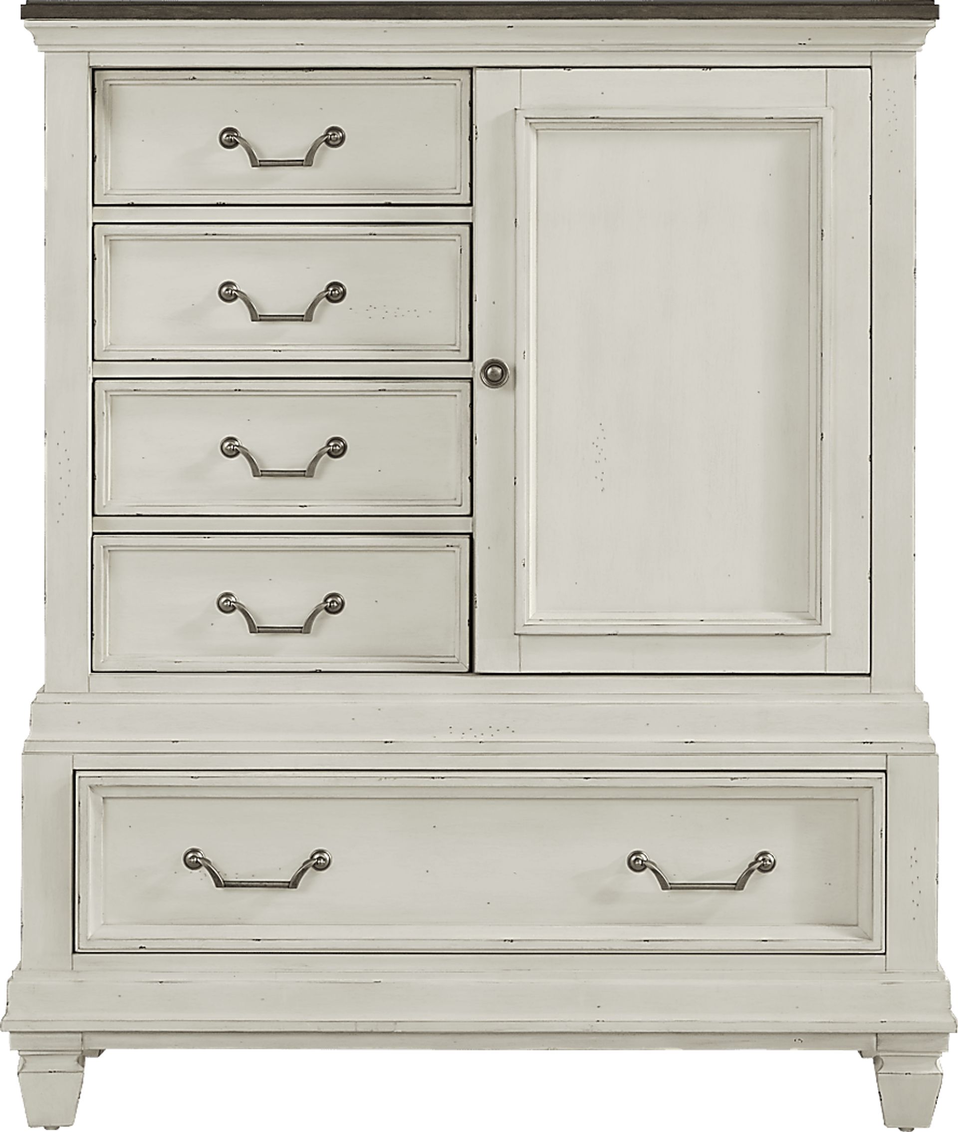 Provence White Sliding Door Chest - Image 1