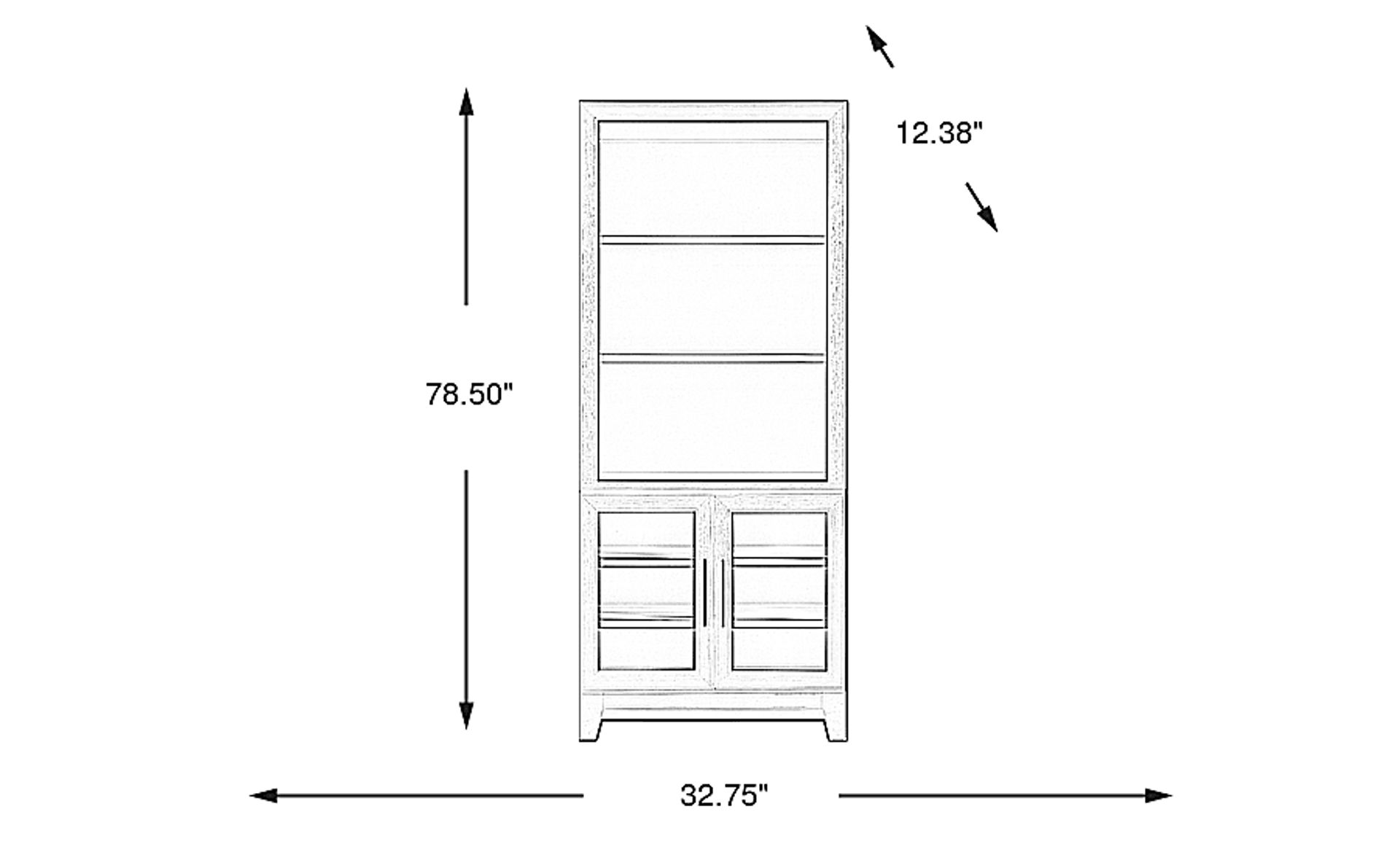 Dimension Image. Please refer to the Dimension Tab on this page for dimension details.
