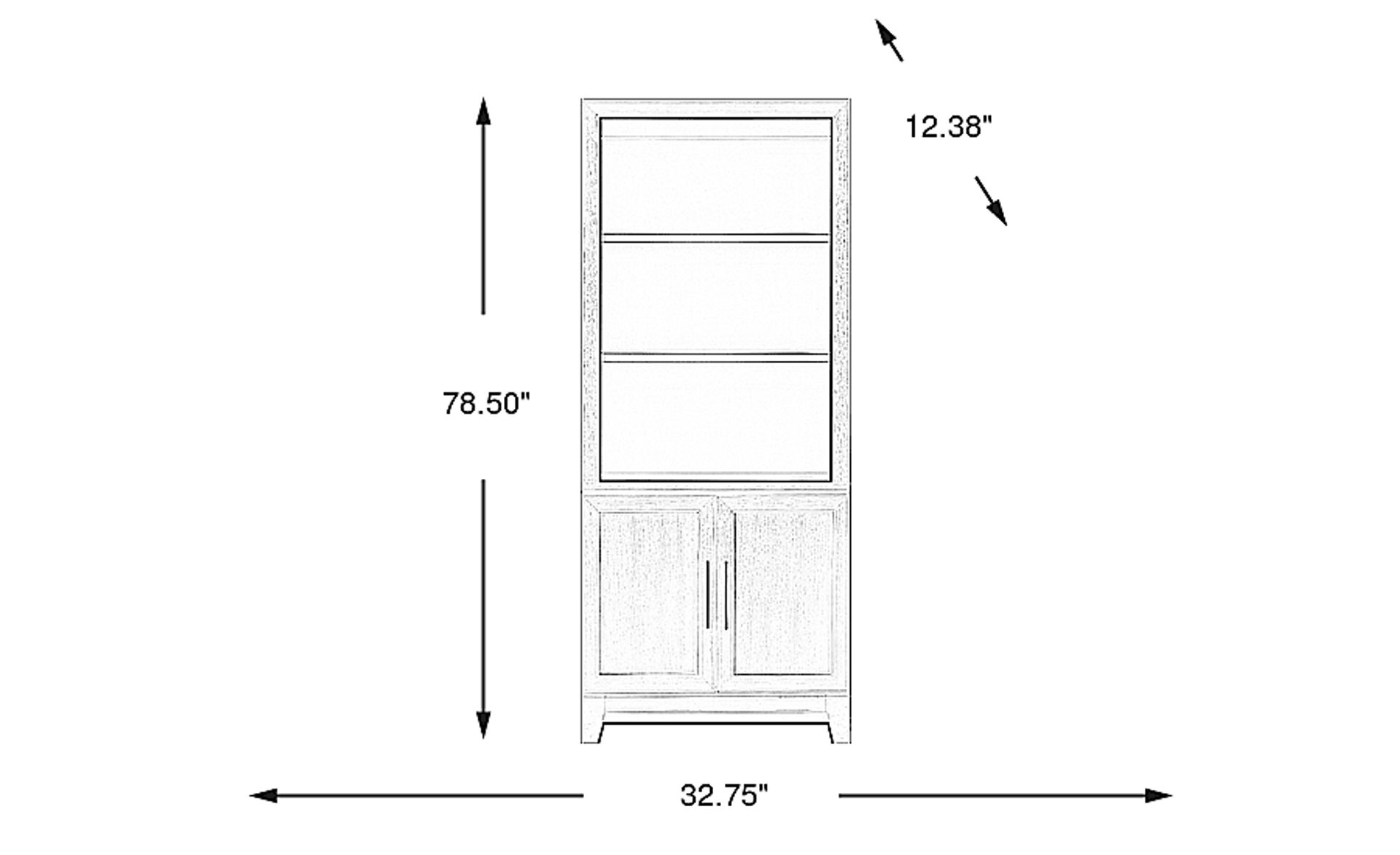 Dimension Image. Please refer to the Dimension Tab on this page for dimension details.