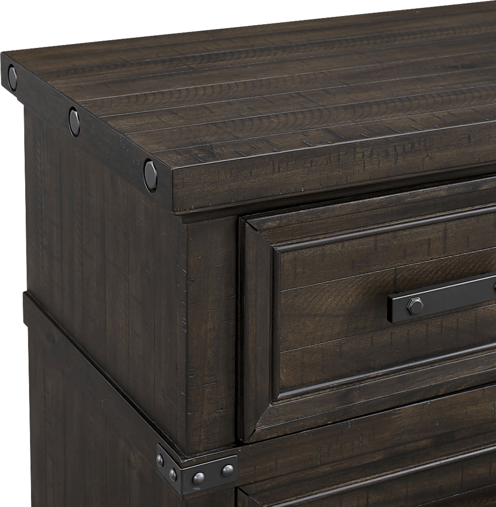 Prunera Gray Nightstand - Image 7
