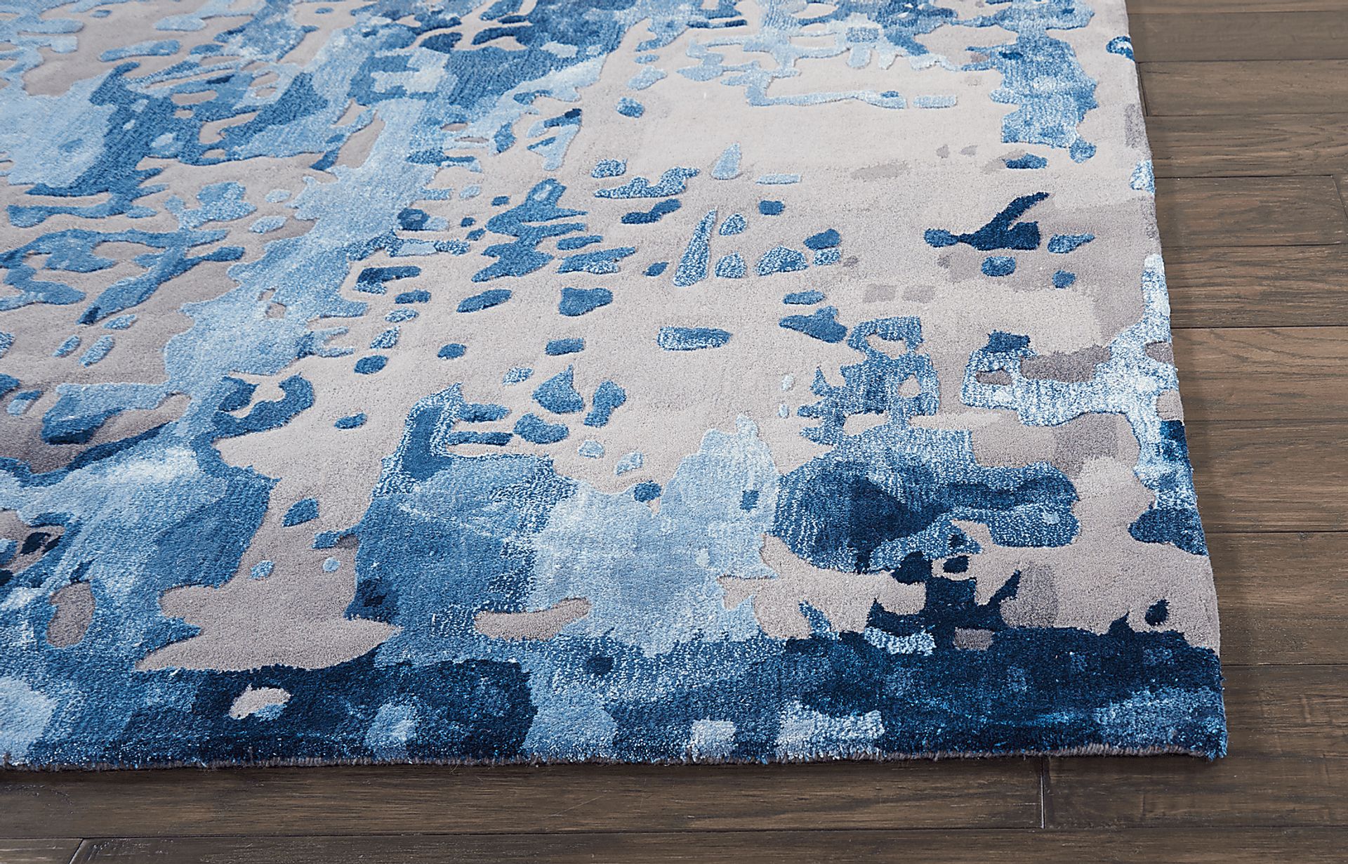 Pruzor Blue/Gray 5'6 x 7'5 Rug - Image 4