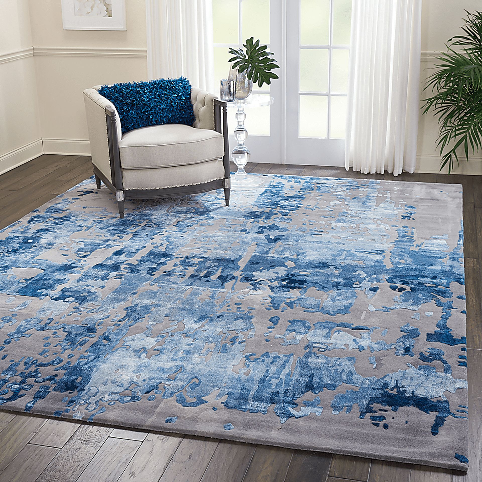 Pruzor Blue/Gray 8'6 x 11'6 Rug - Image 2
