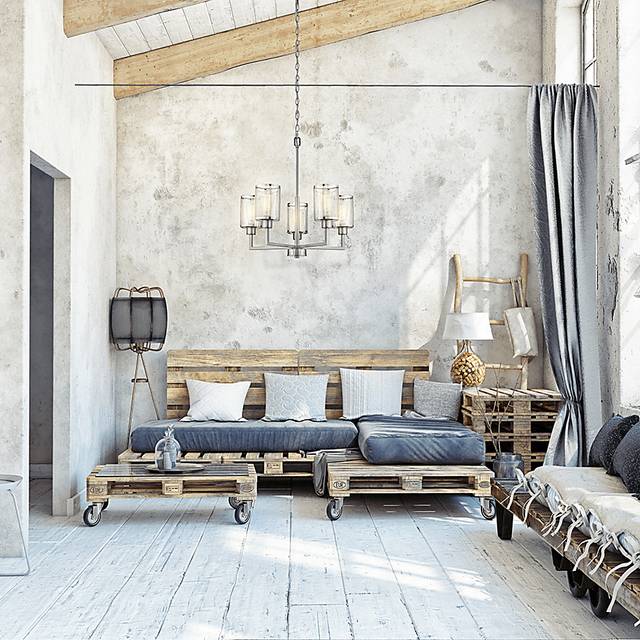 Pulama Nickel Chandelier - Thumbnail - Image 2