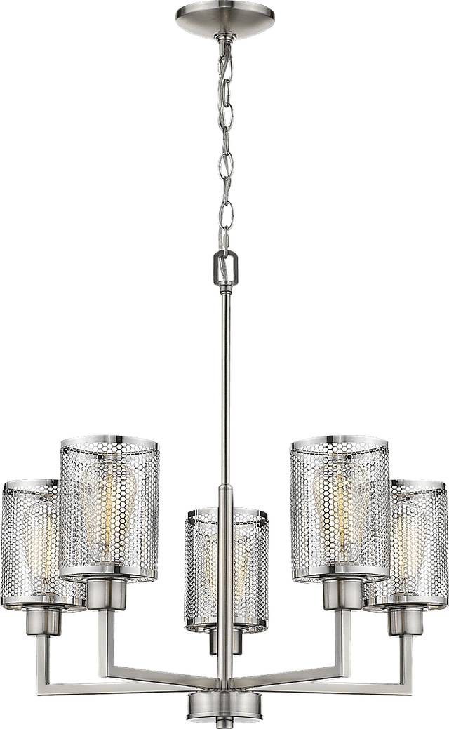 Pulama Nickel Chandelier - Thumbnail - Image 1