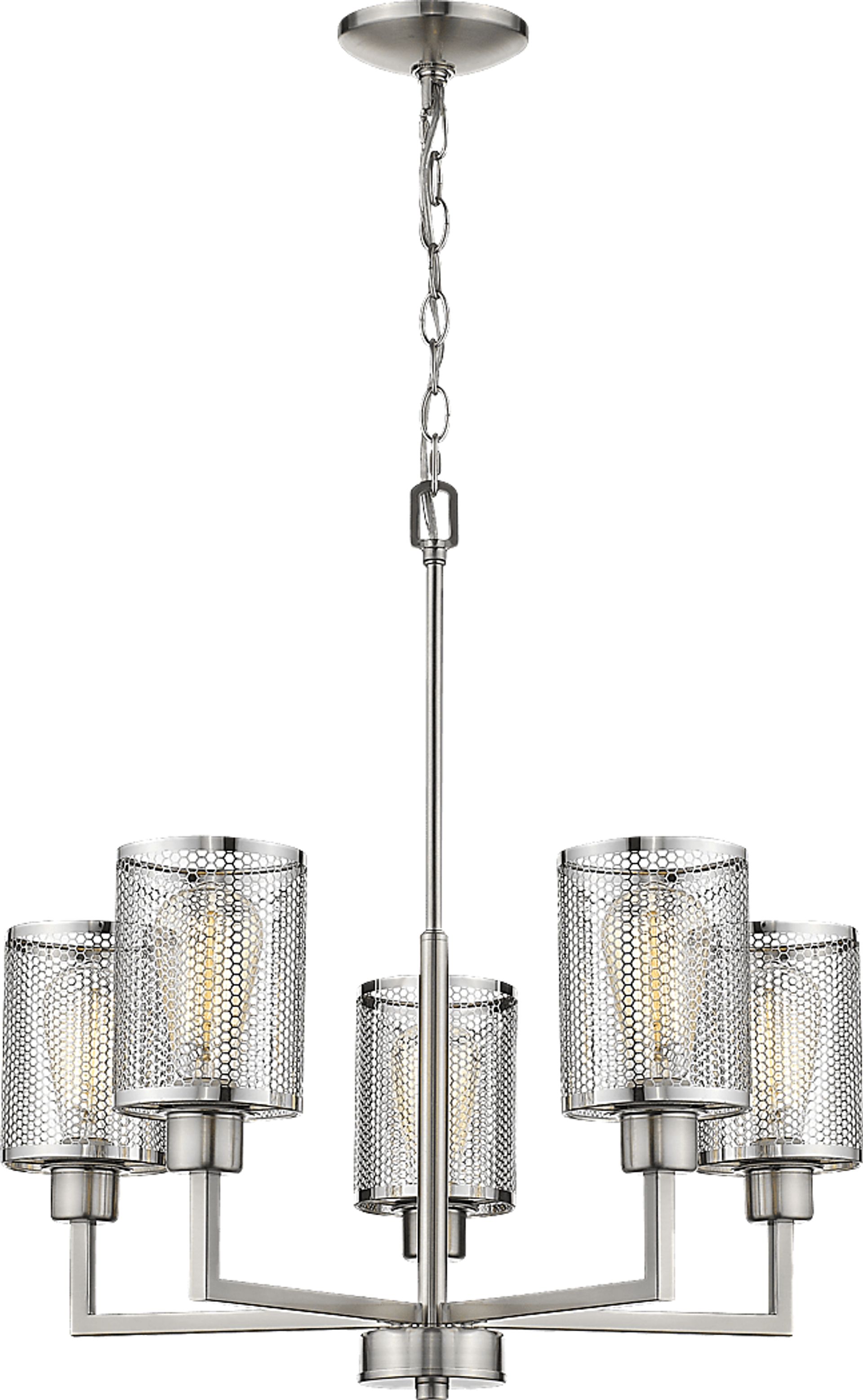 Pulama Nickel Chandelier - Image 1