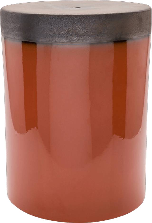 Puleng Orange Outdoor Stool - Thumbnail - Image 1