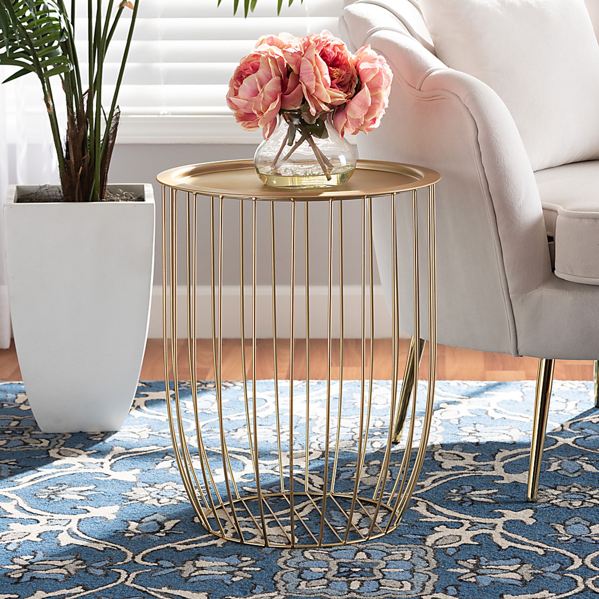 Pummel Gold End Table - Image 2