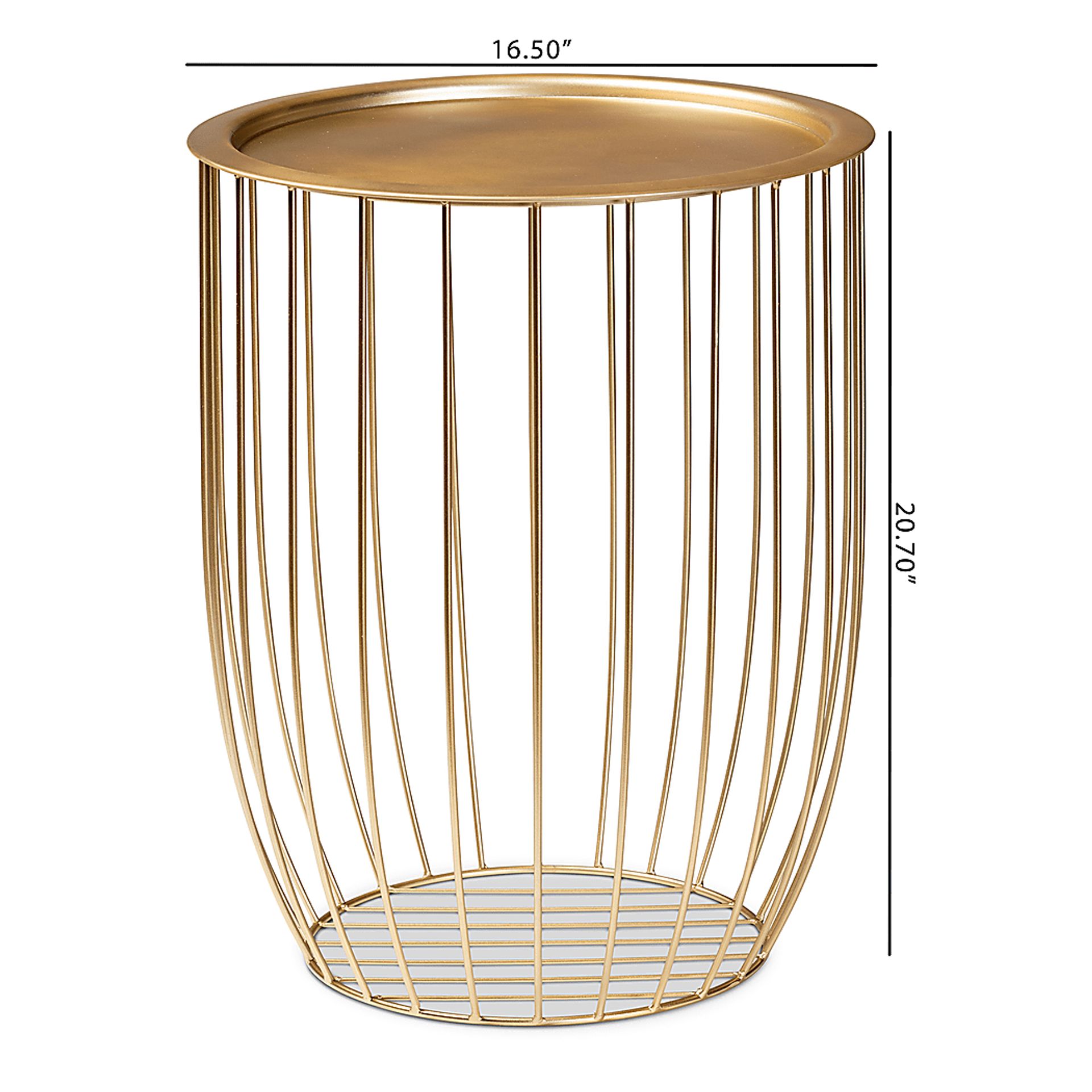 Pummel Gold End Table - Image 7