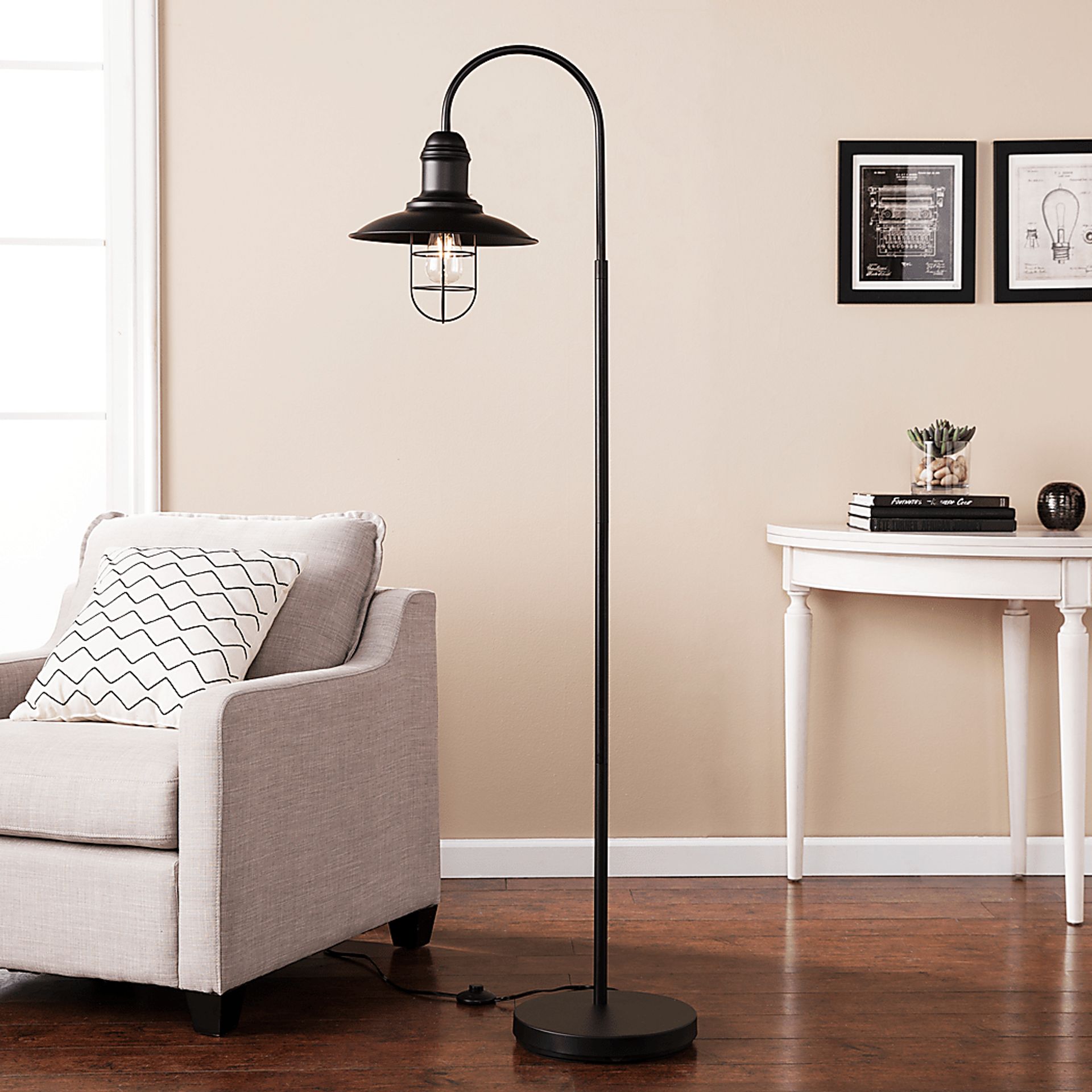 Purcell Black Floor Lamp - Image 2