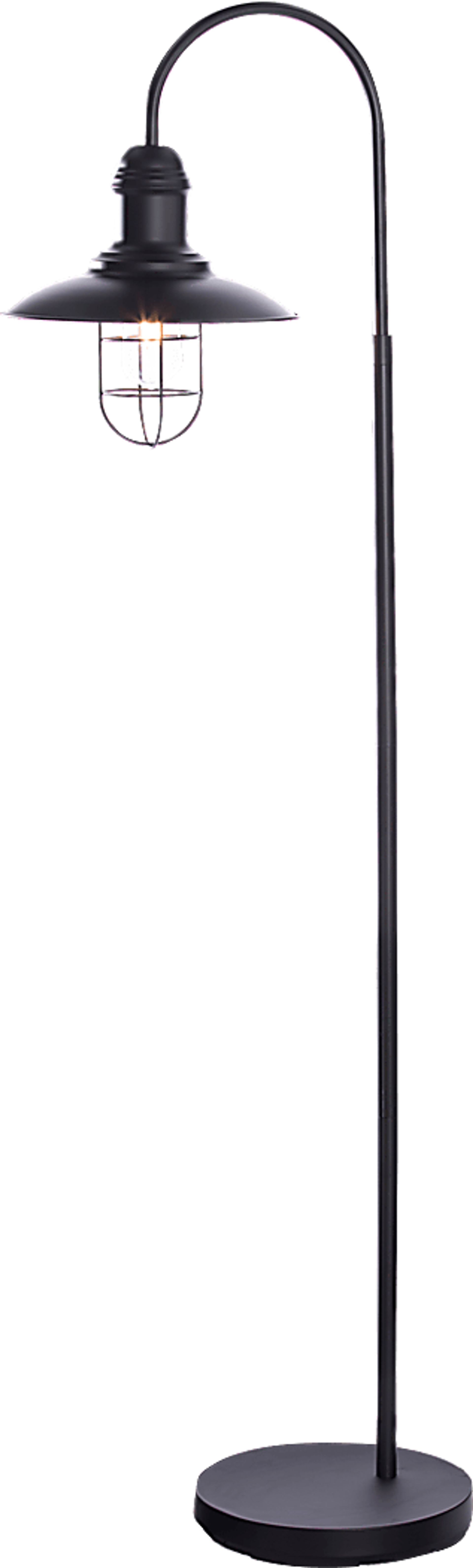 Purcell Black Floor Lamp - Image 1