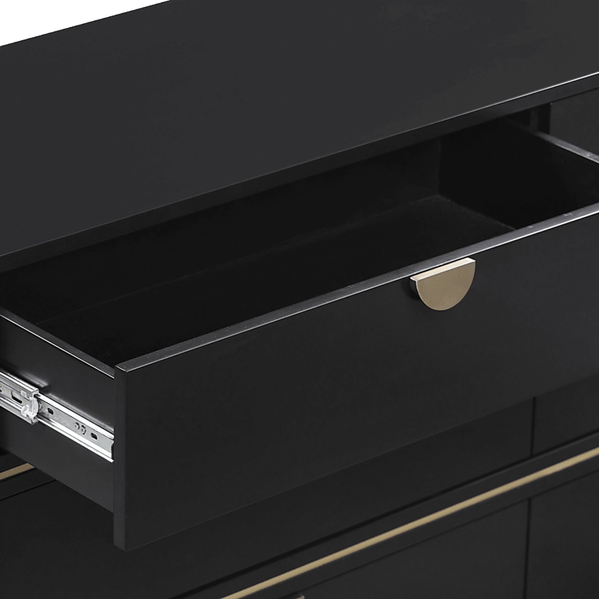 Purdon Black Dresser - Image 7
