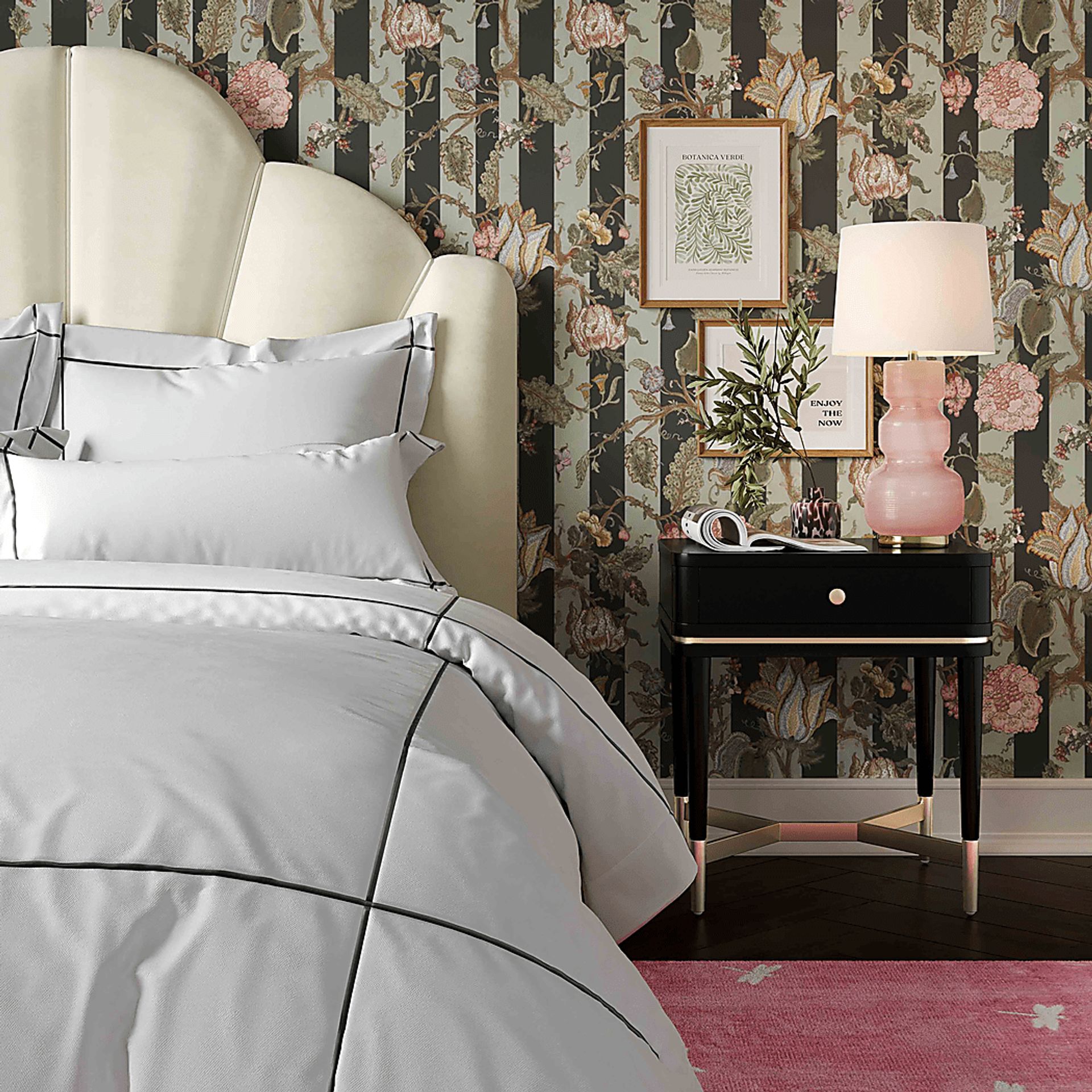 Purdon Black Nightstand - Image 2