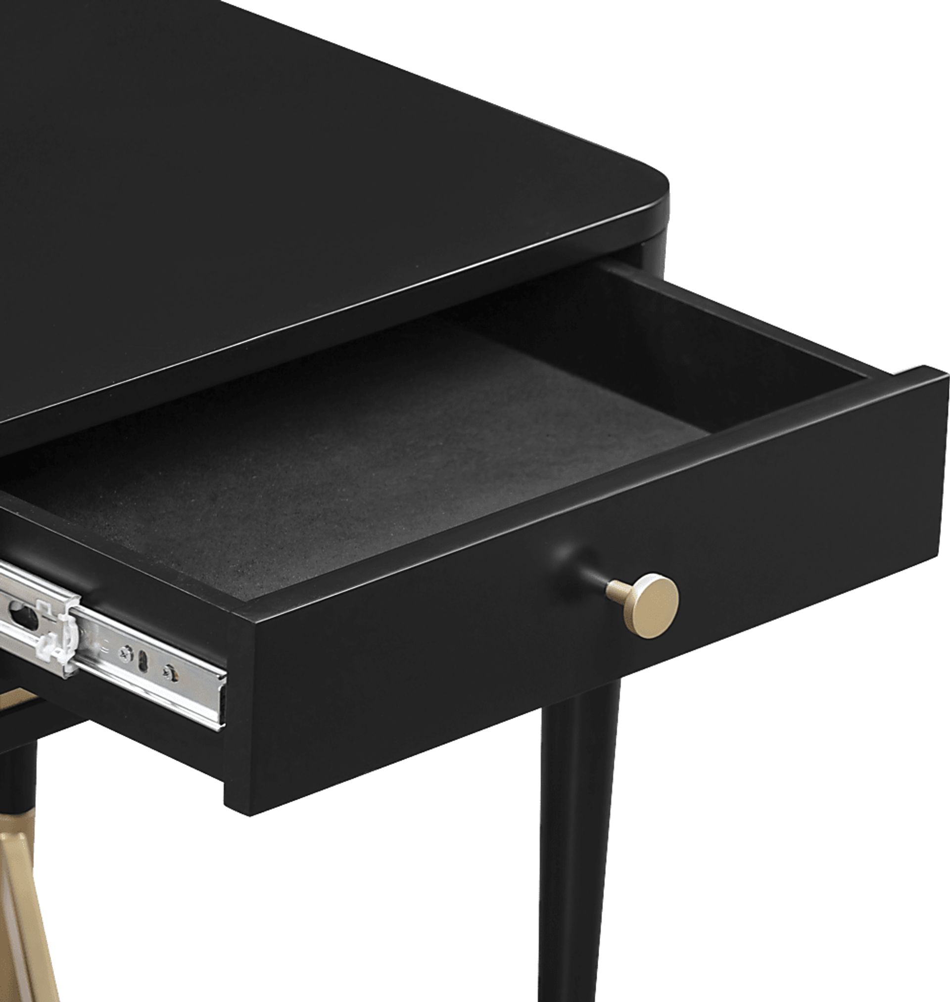 Purdon Black Nightstand - Image 7
