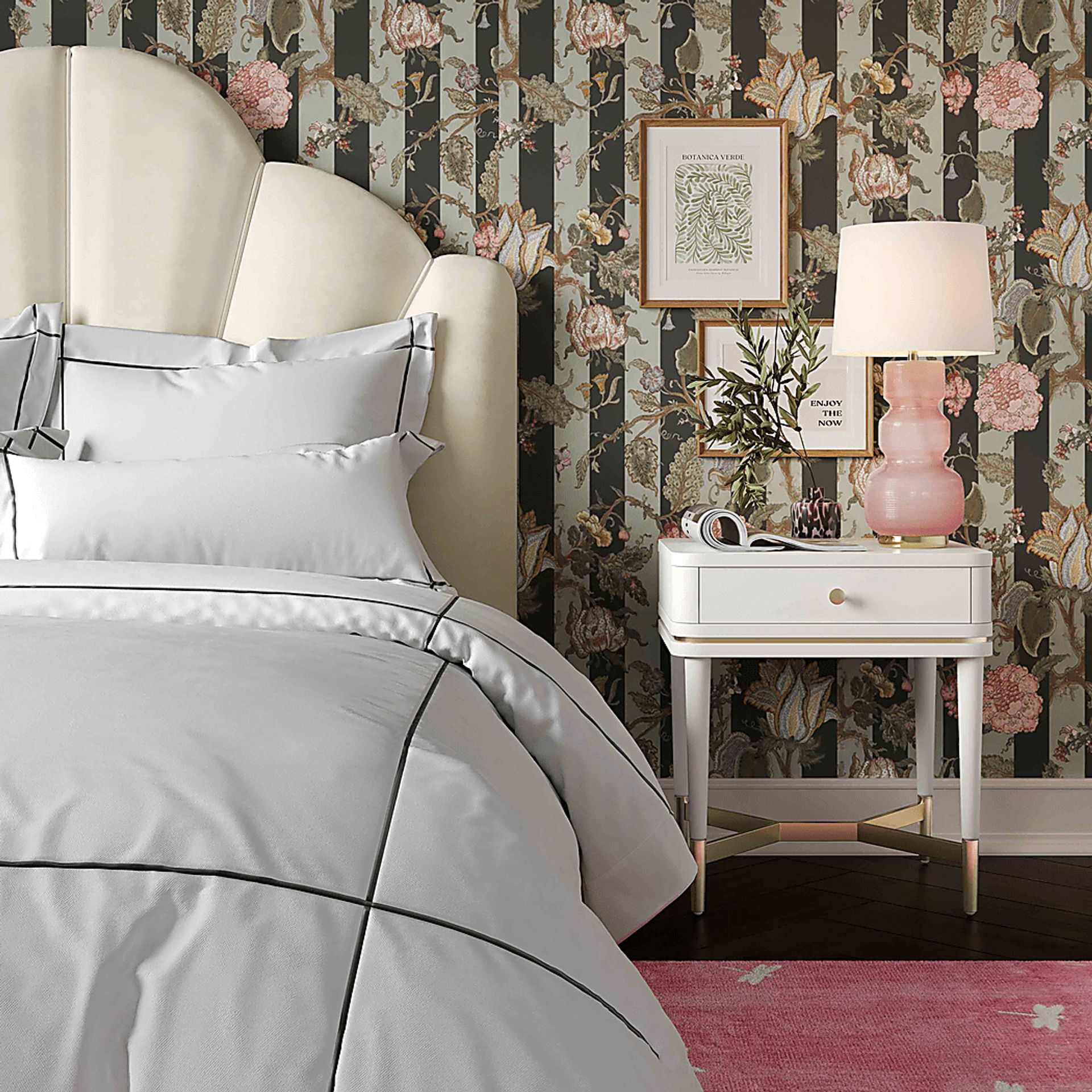 Purdon Cream Nightstand - Image 2