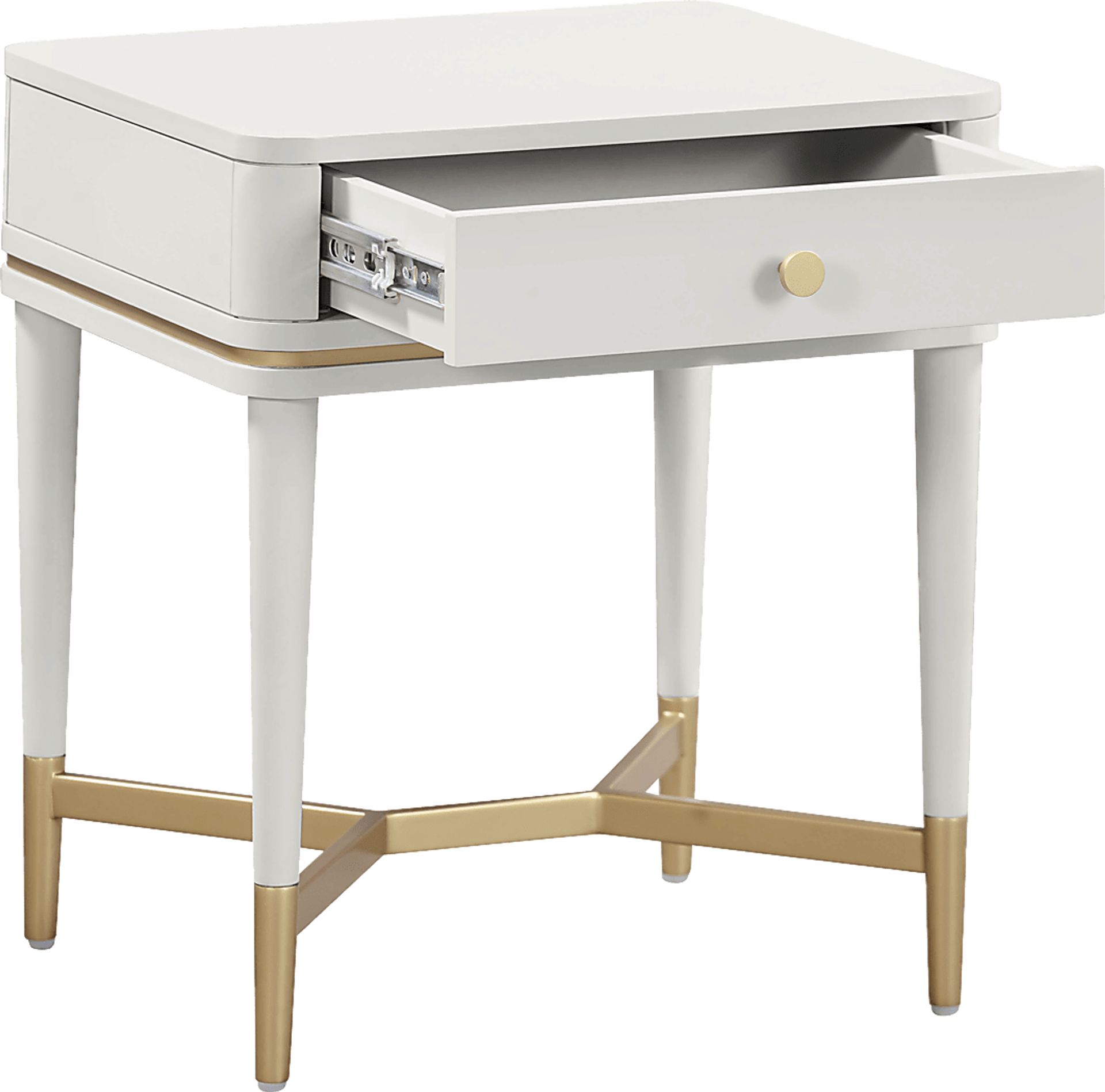 Purdon Cream Nightstand - Image 6
