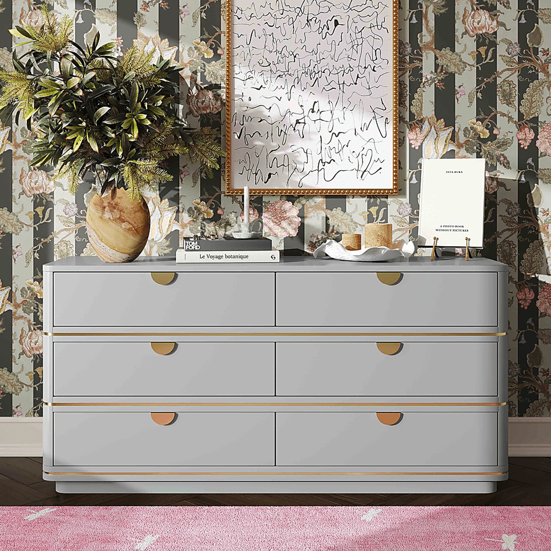 Purdon Gray Dresser - Image 2