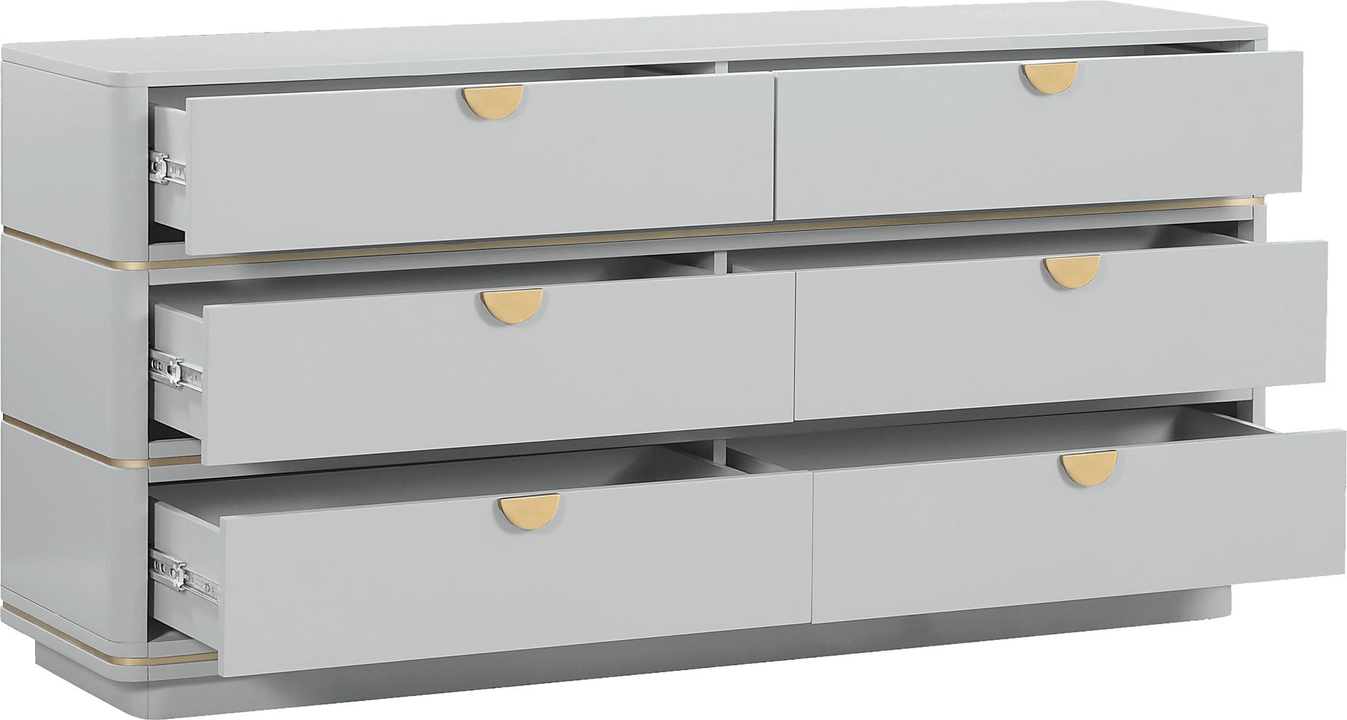 Purdon Gray Dresser - Image 4