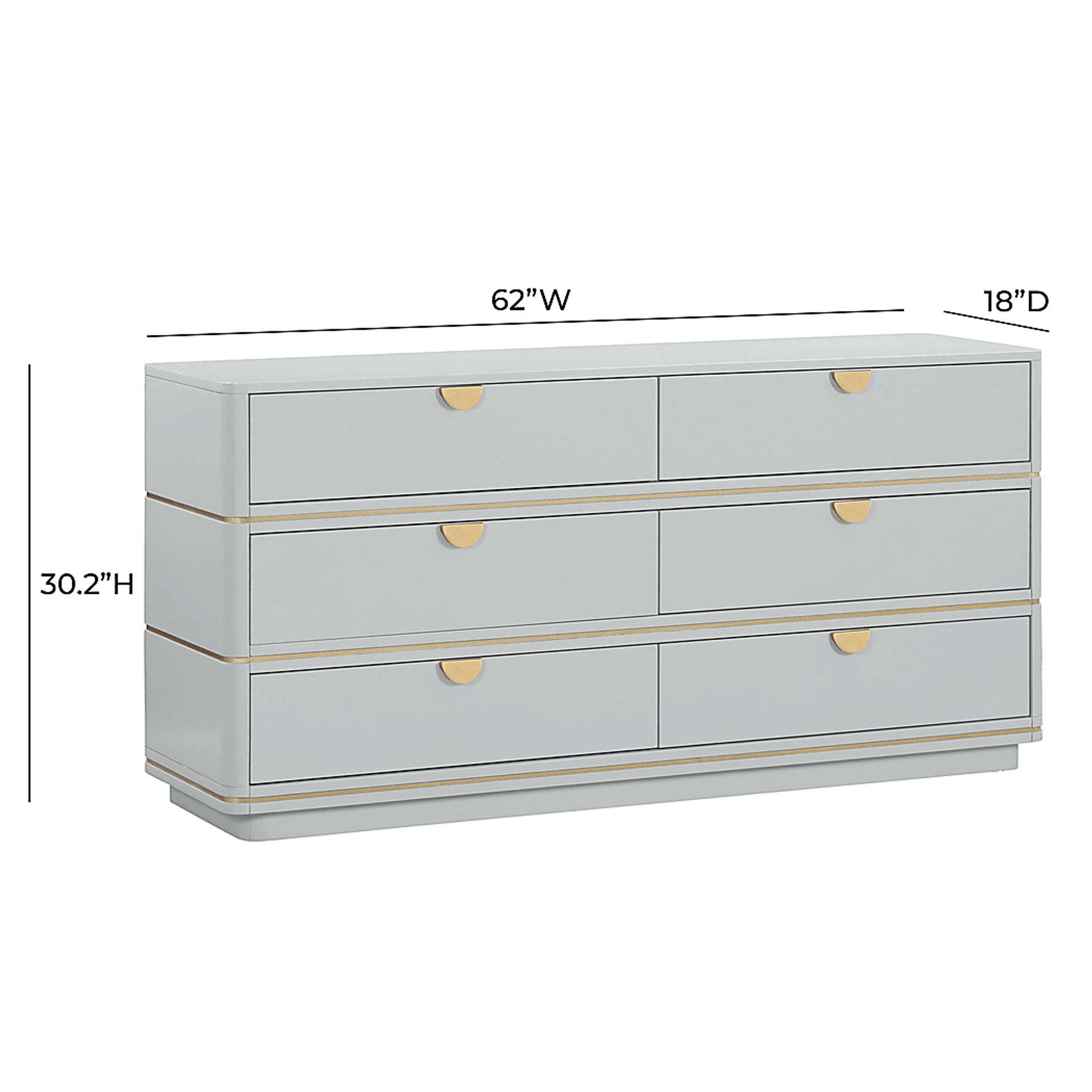 Purdon Gray Dresser - Image 8