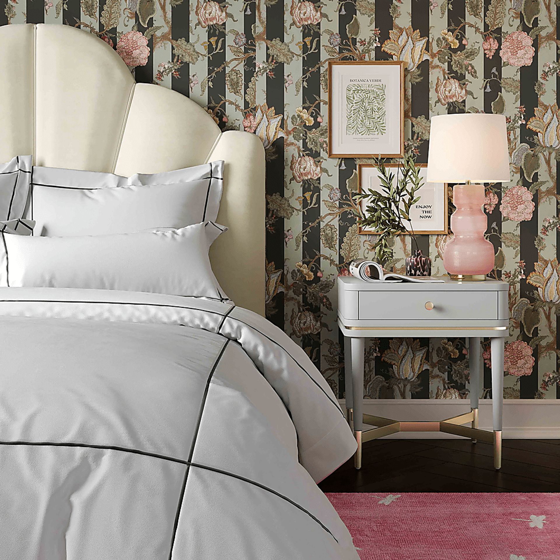 Purdon Gray Nightstand - Image 2