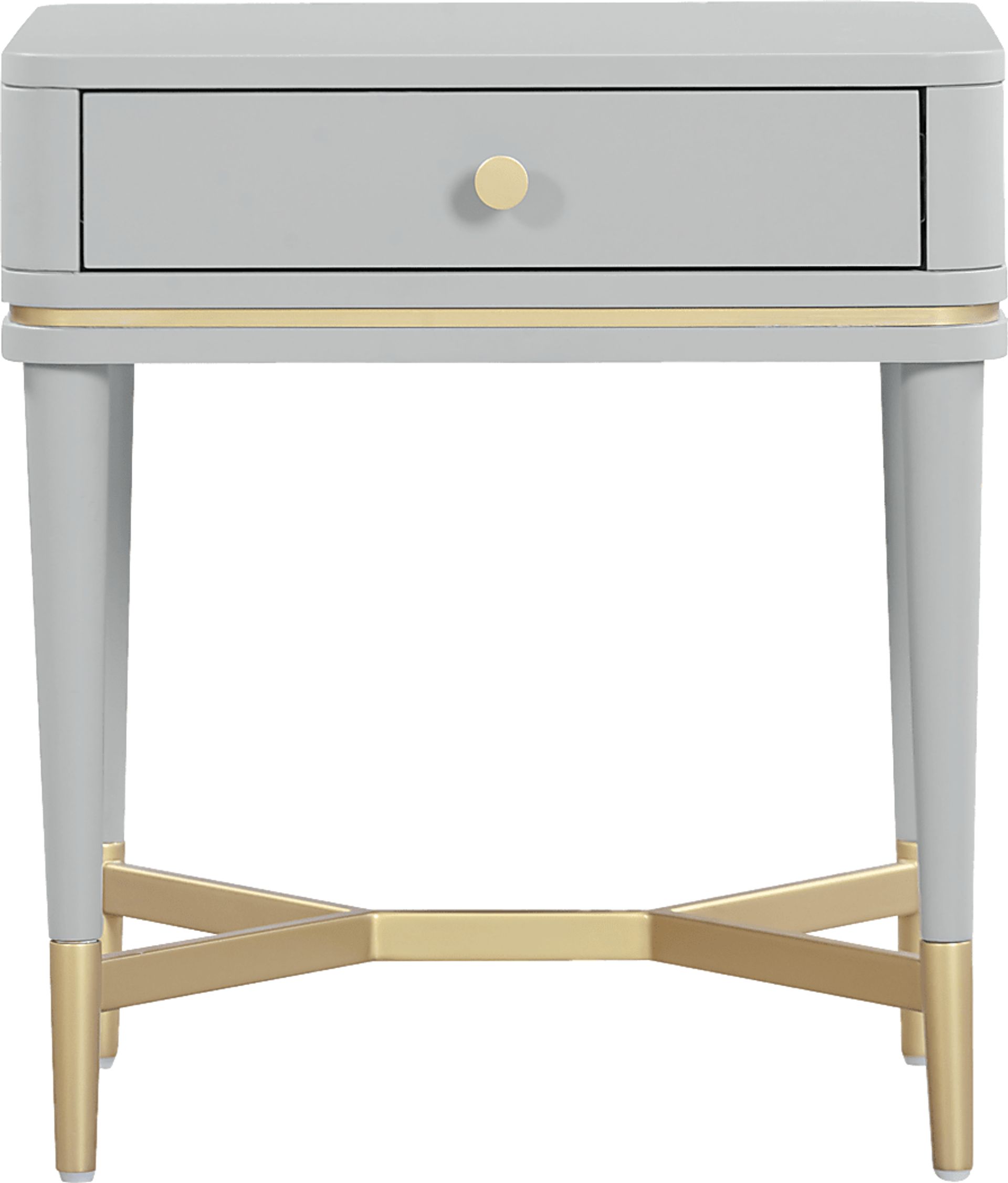 Purdon Gray Nightstand - Image 3