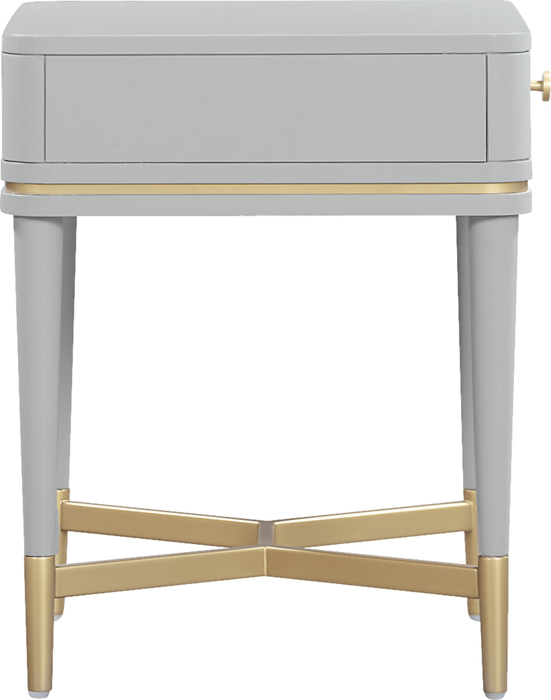Purdon Gray Nightstand - Image 4