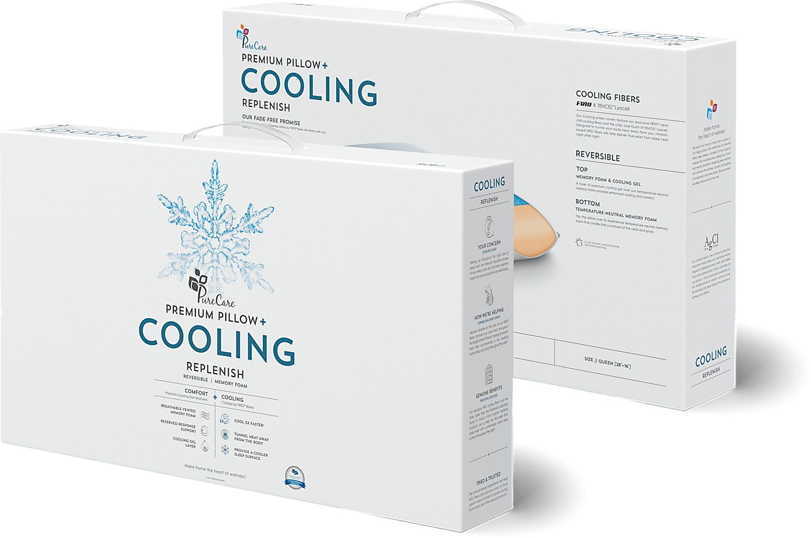 Purecare Cooling Replenish Pillow King | Rooms To Go