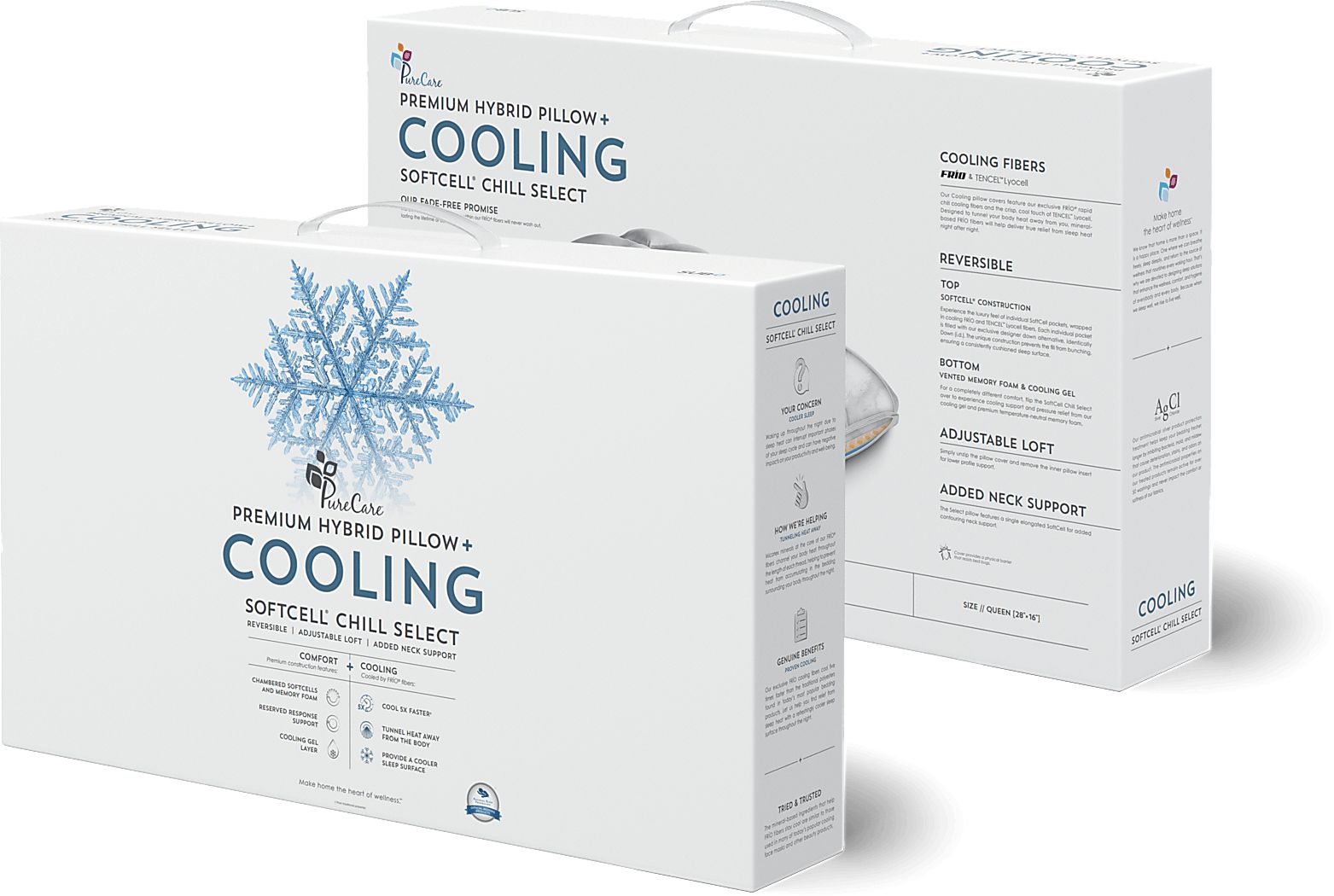 PureCare Cooling SoftCell Chill Select Standard Pillow - Thumbnail 2