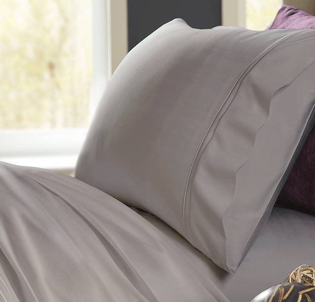 PureCare Premium Bamboo Dove Gray 3 Pc Twin Bed Sheet Set - Thumbnail - Image 2