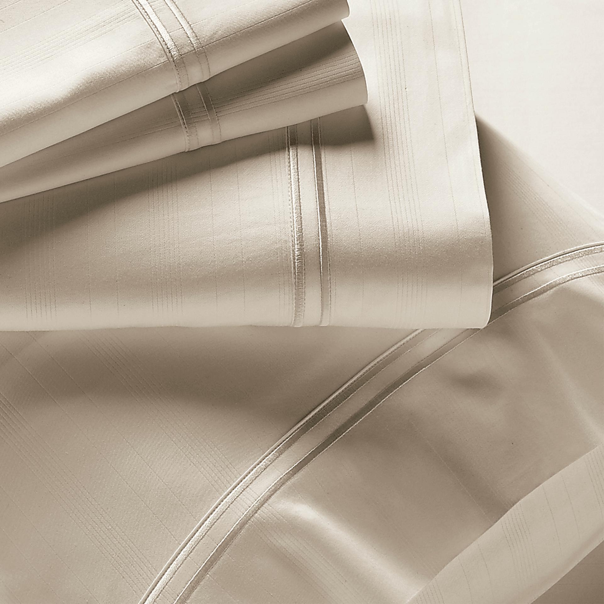 PureCare Premium Bamboo Ivory 4 Pc King Bed Sheet Set