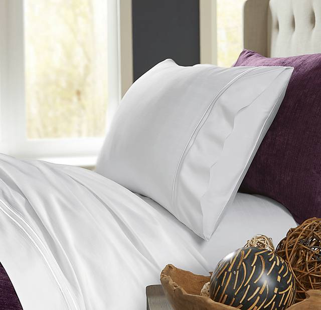 PureCare Premium Bamboo White 3 Pc Twin Bed Sheet Set - Thumbnail - Image 3