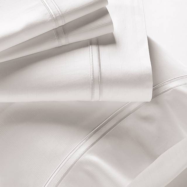 PureCare Premium Bamboo White 3 Pc Twin Bed Sheet Set - Thumbnail - Image 1
