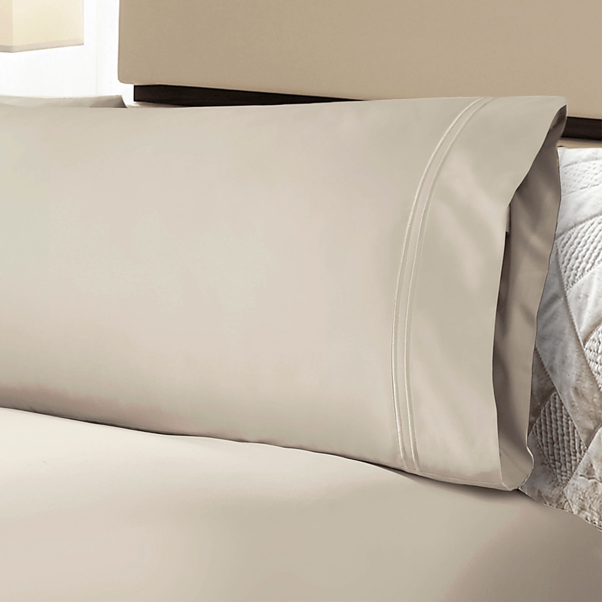 PureCare Premium Soft Touch Ivory 3 Pc Twin Bed Sheet Set - Image 2