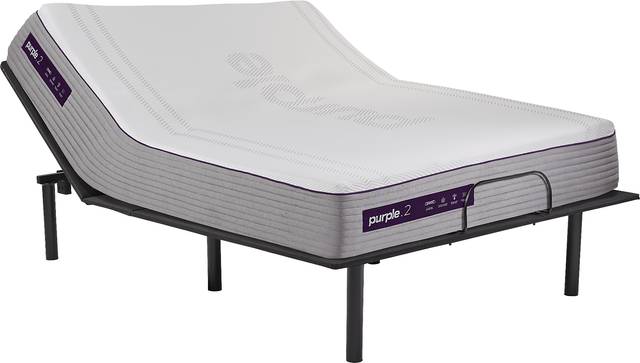 Purple Hybrid 2 King Mattress with RTG Sleep 2000 Adjustable Base - Thumbnail - Image 1