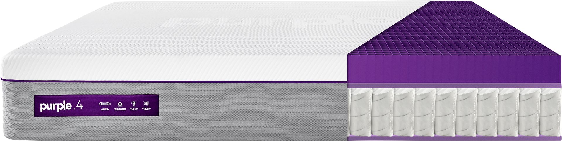 Purple Hybrid Premier 4 California King Mattress - Image 3