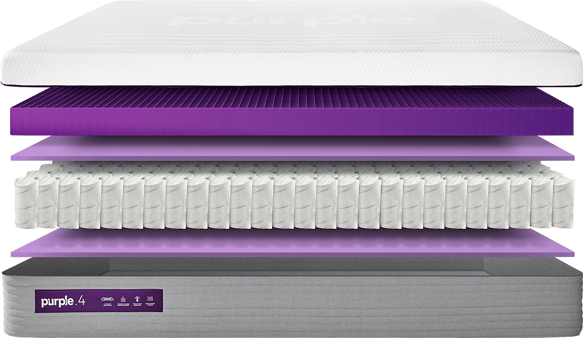 Purple Hybrid Premier 4 California King Mattress | Rooms to Go