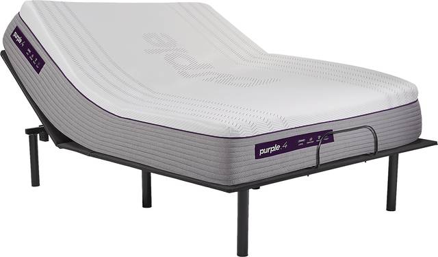Purple Hybrid Premier 4 King Mattress with Head Up Only Base - Thumbnail - Image 1