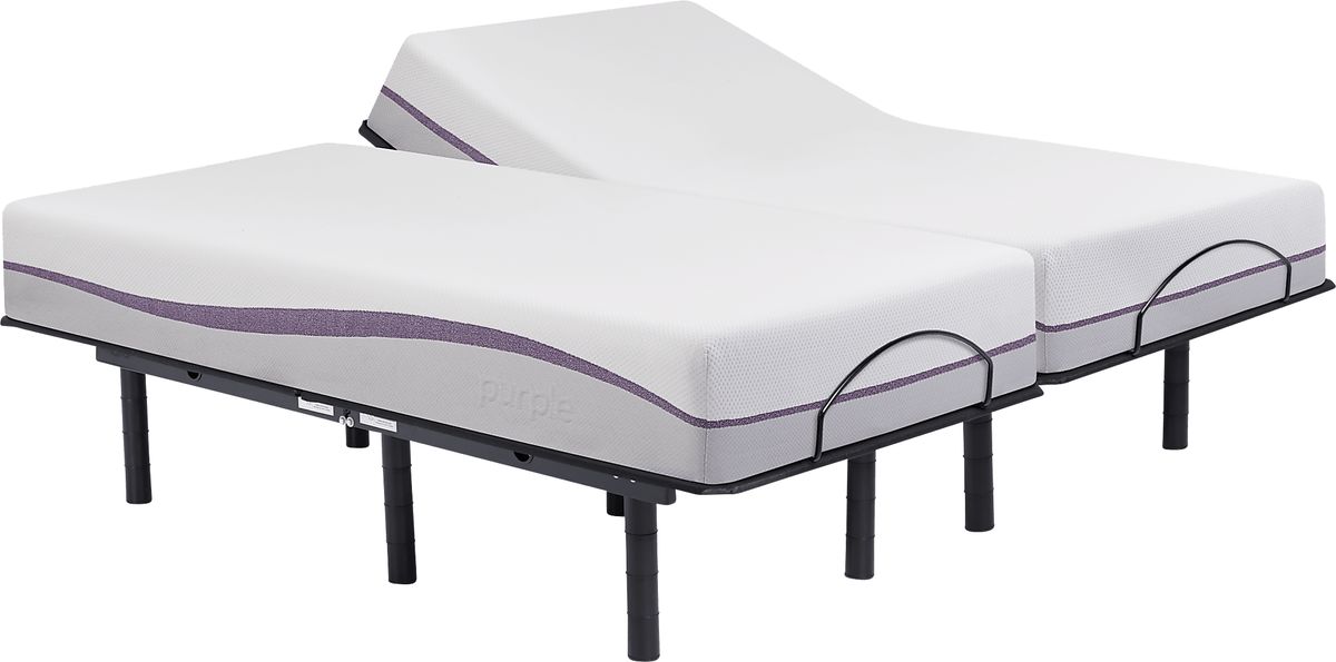 split queen purple mattress
