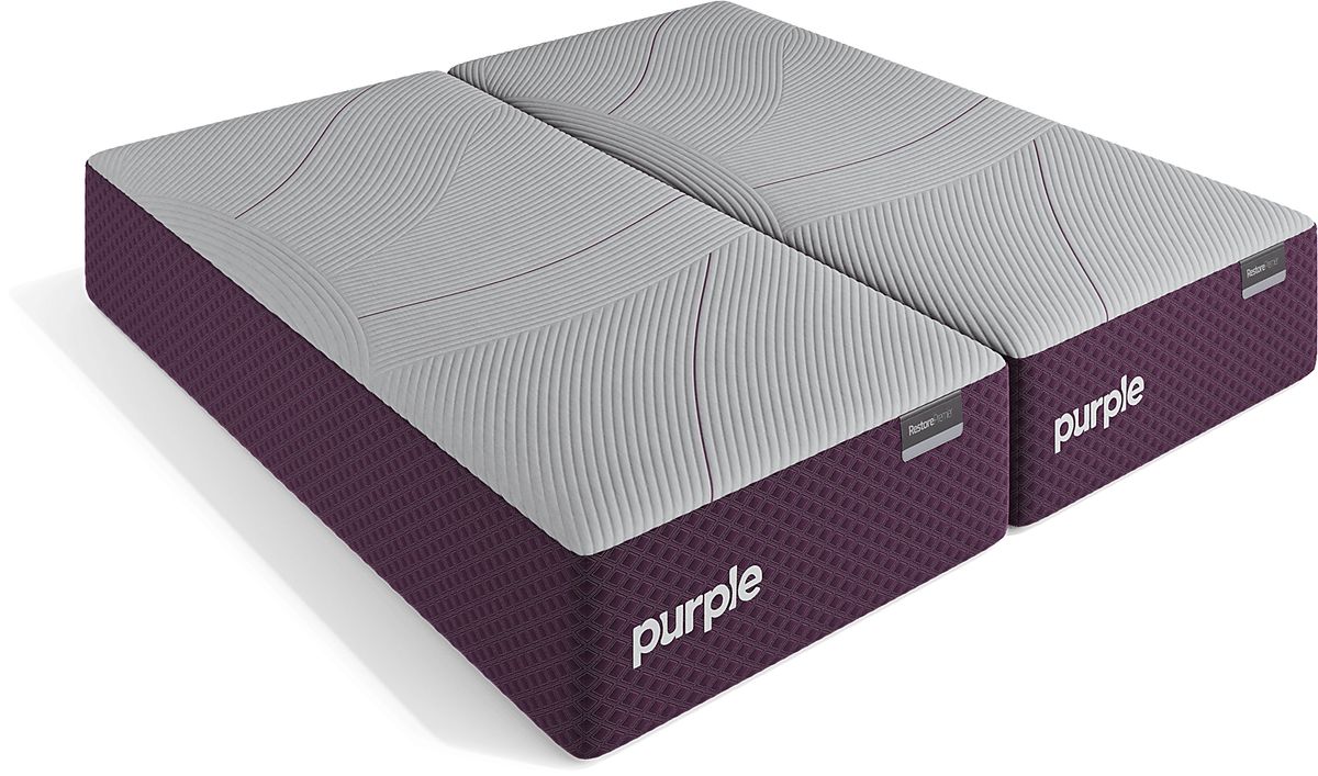Purple Restore Premier Soft Split King Mattress | Rooms to Go